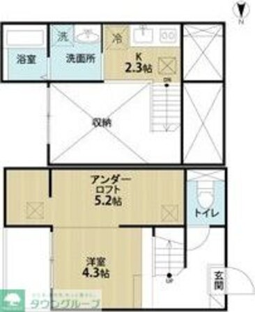 Lemuria(レムリア)の物件間取画像
